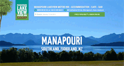 Desktop Screenshot of manapouri.com